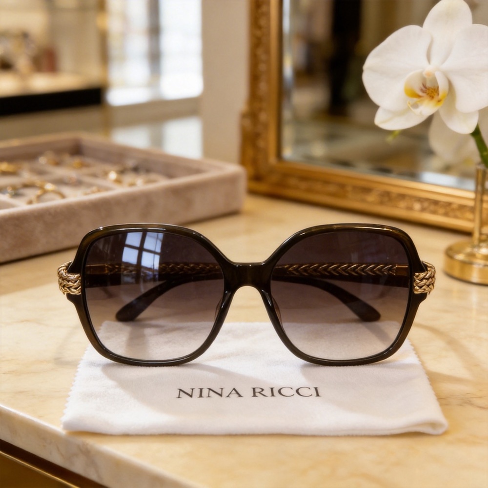 Nina Ricci Vintage Oversized Gradient Sunglasses